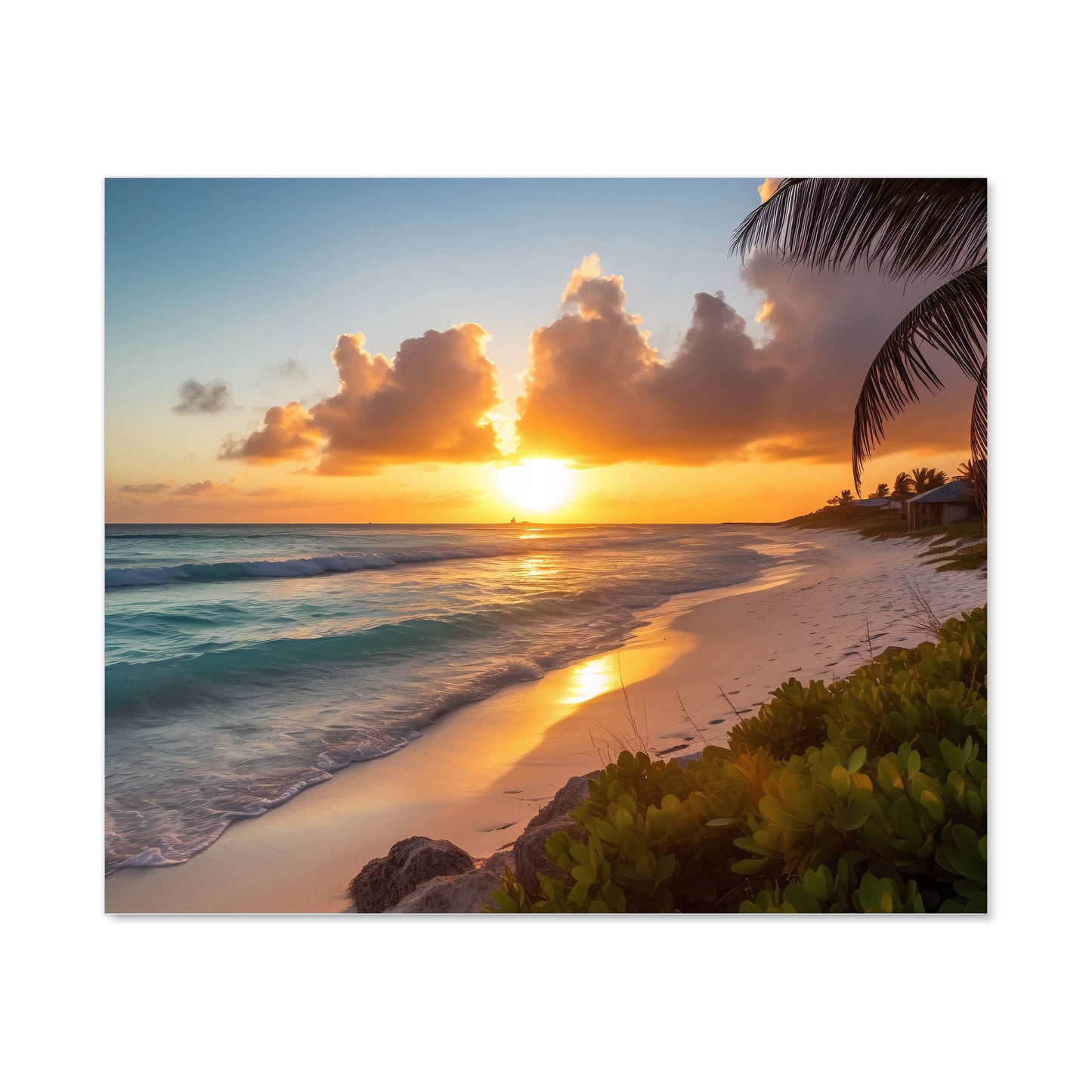 Sunrise On The Beach Kitchen Splashback
