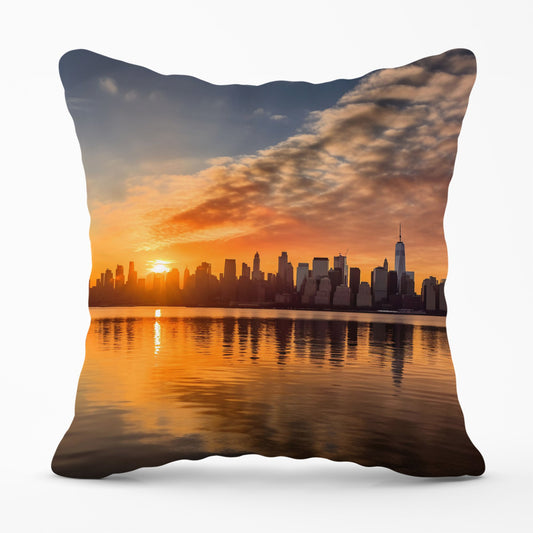 New York At Sunrise Cushions