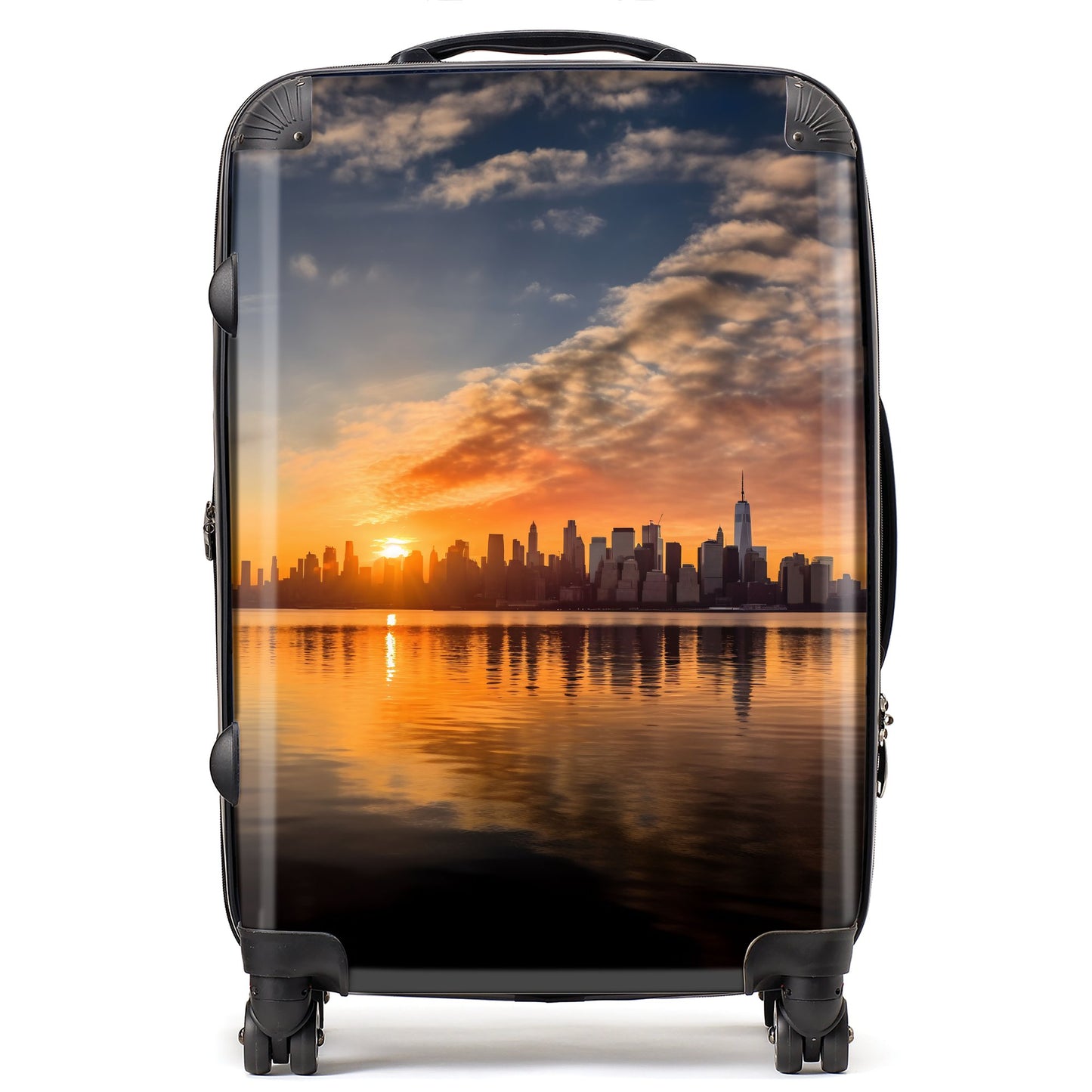 New York At Sunrise Suitcase