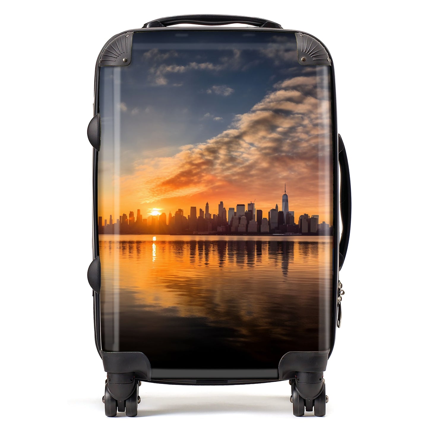 New York At Sunrise Suitcase