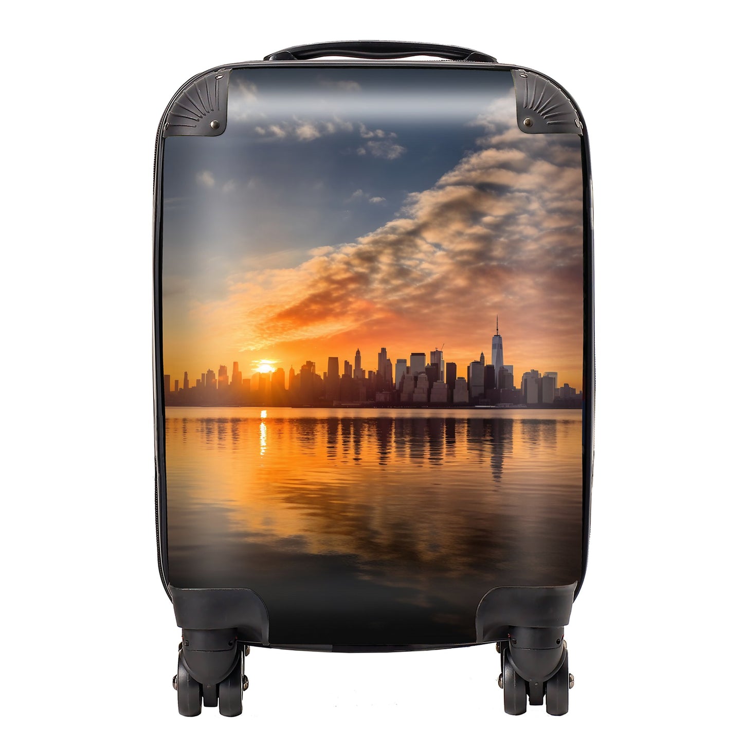 New York At Sunrise Suitcase