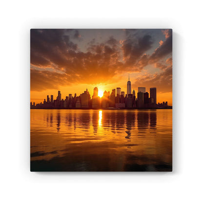 Sunrise In The City Canvas