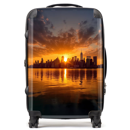 Sunrise In The City Suitcase