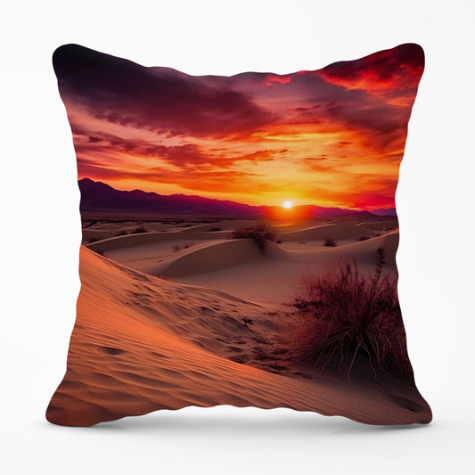 Sunset In The Desert Cushions