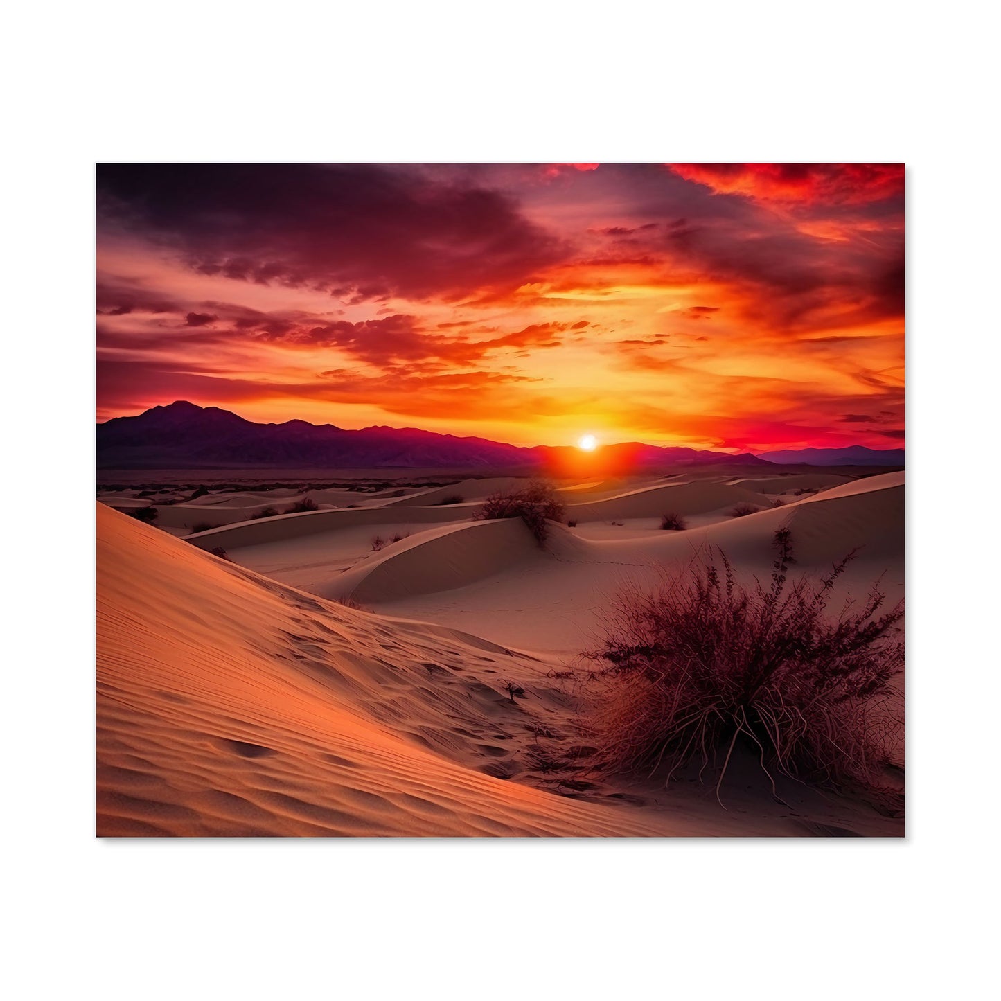 Sunset In The Desert Kitchen Splashback