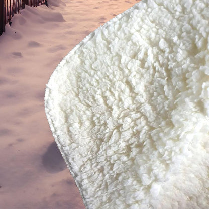 A Snowy Walk In London Sherpa Blanket