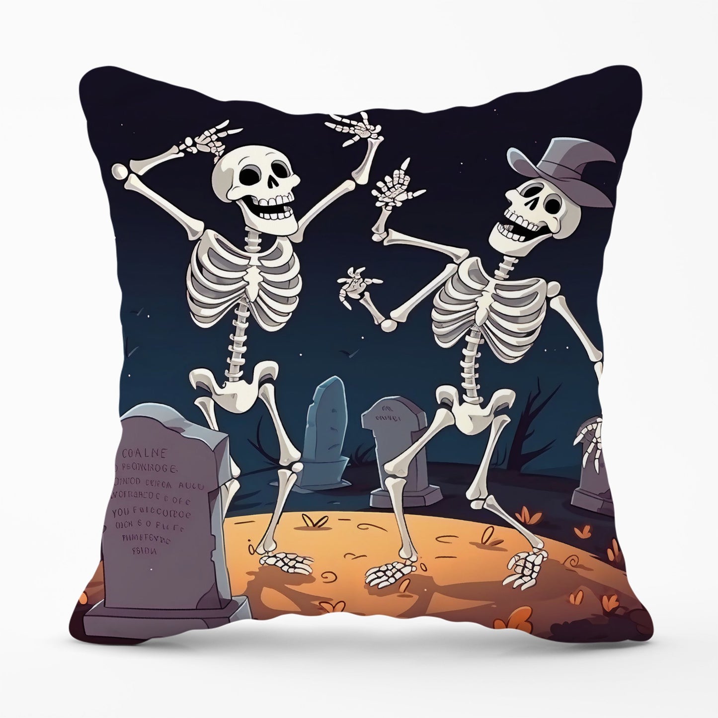 Skeletons Dancing Cushions