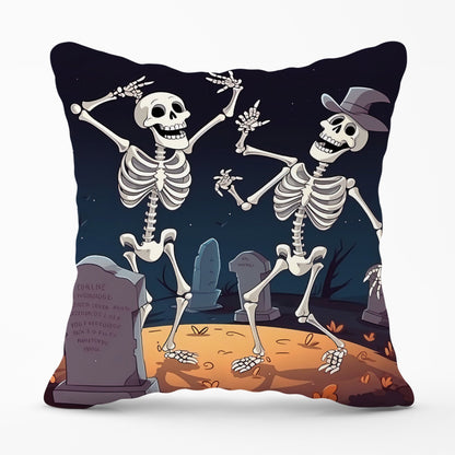 Skeletons Dancing Cushions