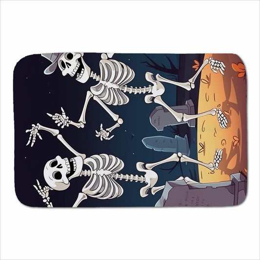 Skeletons Dancing Sherpa Blanket