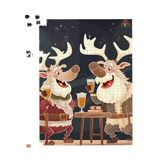 Reindeers Down The Pub Jigsaw Puzzle