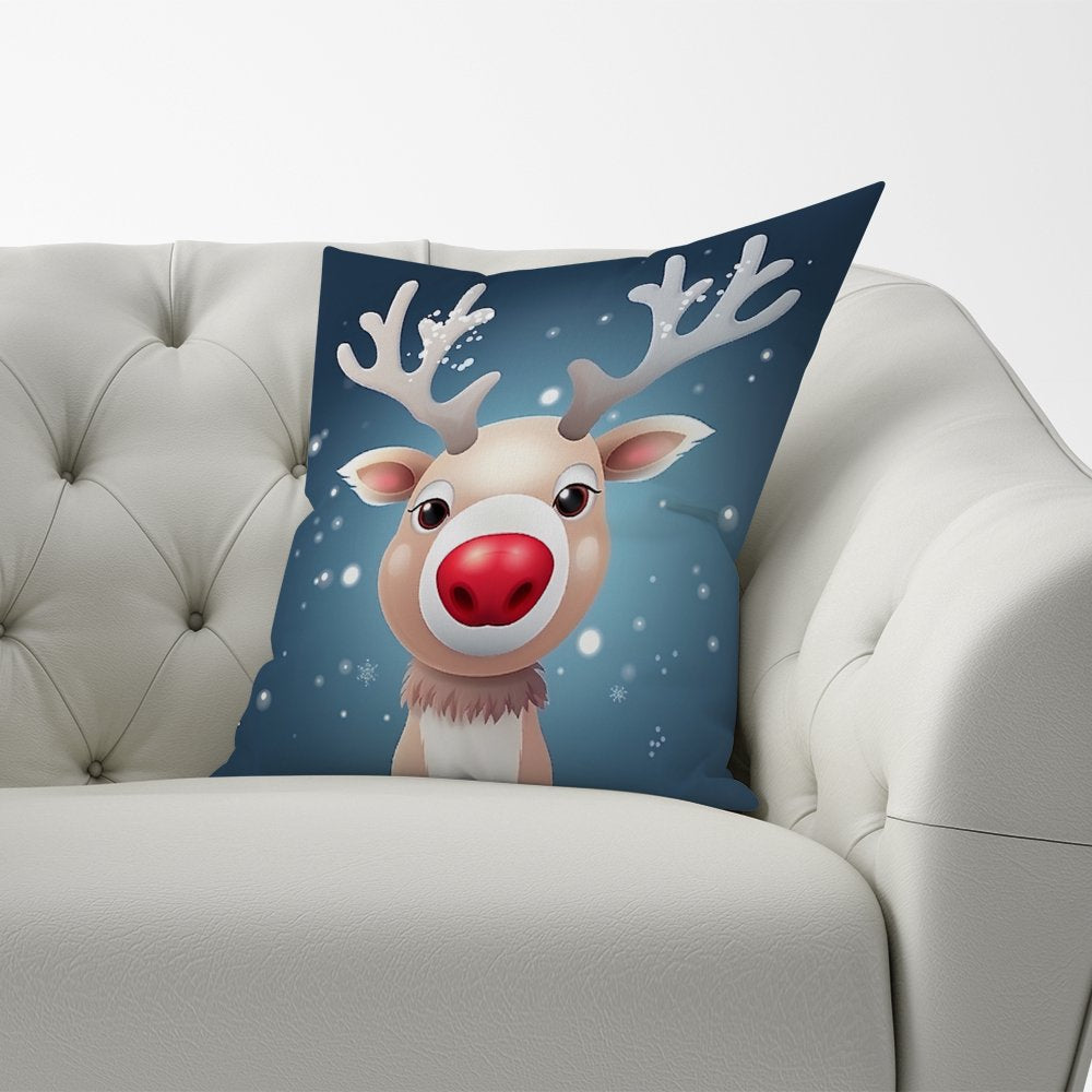 Rudolph With His Red Nose Cushions