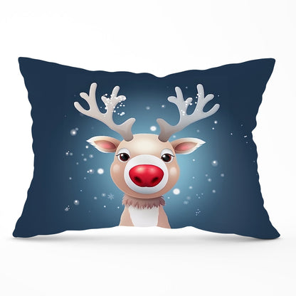 Rudolph With His Red Nose Cushions