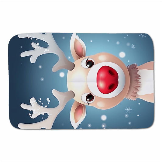 Rudolph With His Red Nose Sherpa Blanket