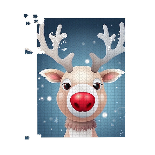 Rudolph With His Red Nose Jigsaw Puzzle