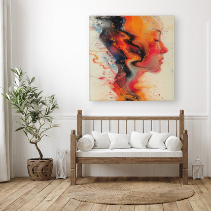 Geometric Vibrance Canvas