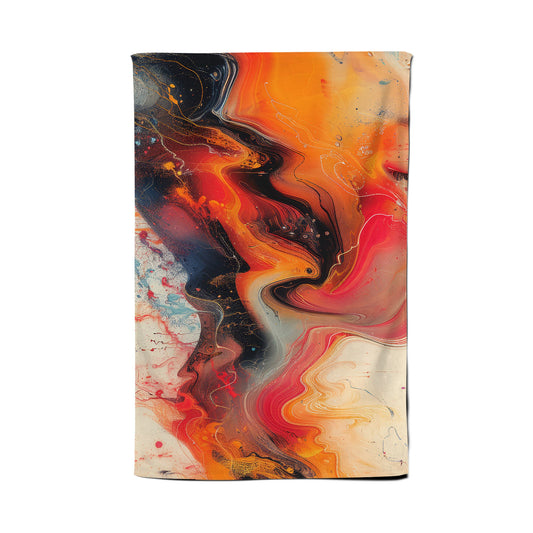 Geometric Vibrance Tea Towel