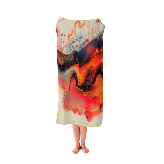Geometric Vibrance Beach Towel