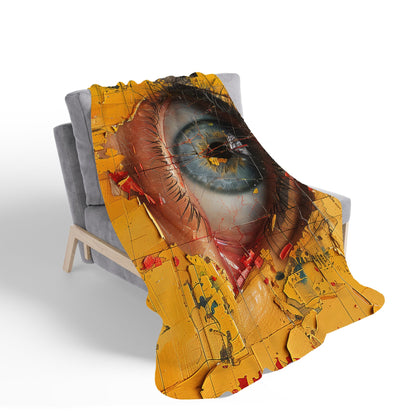 Ethereal Gaze Sherpa Blanket