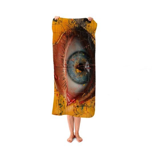 Ethereal Gaze Beach Towel