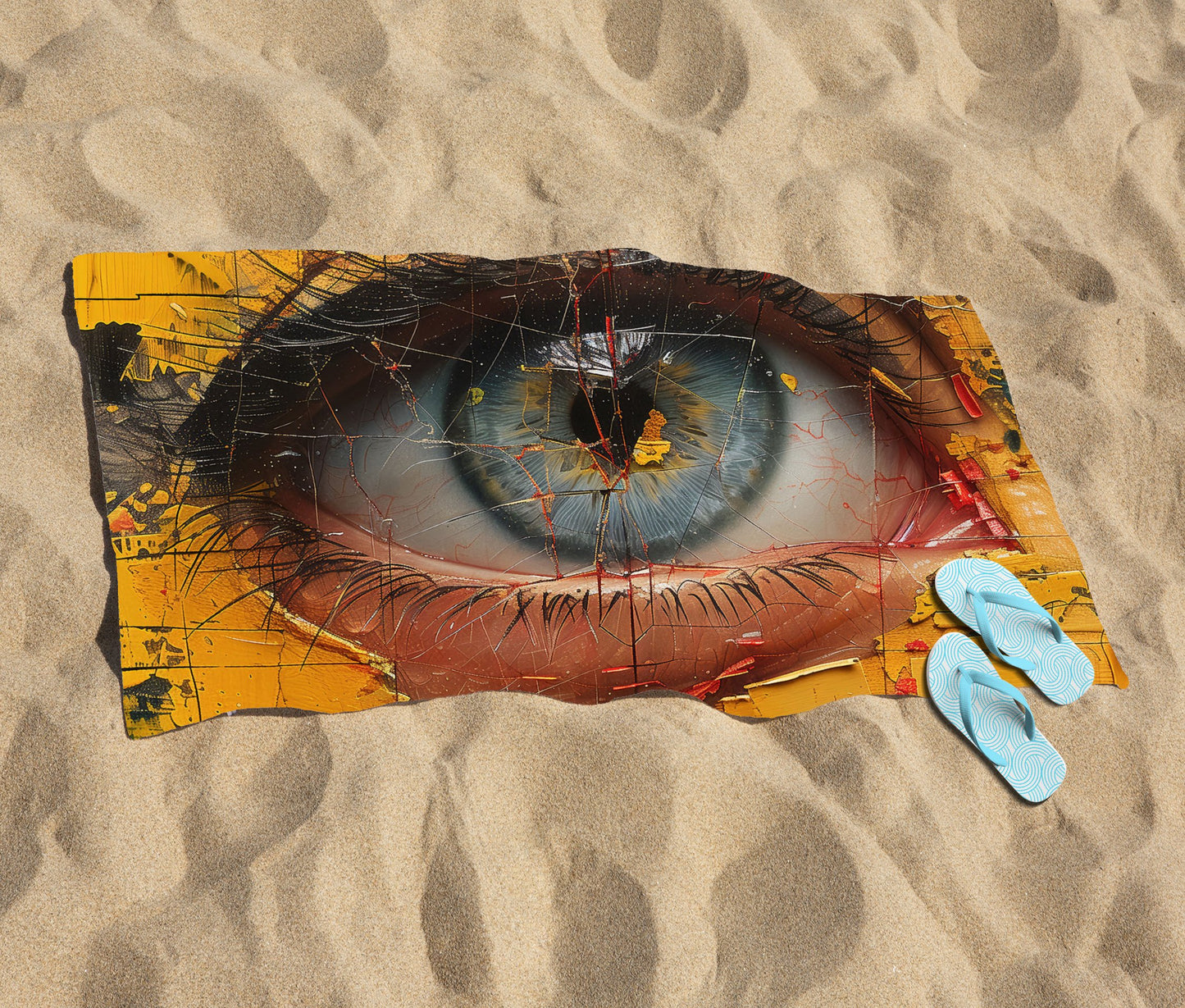 Ethereal Gaze Beach Towel