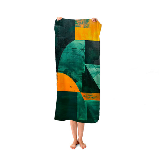 Shattered Eye Beach Towel