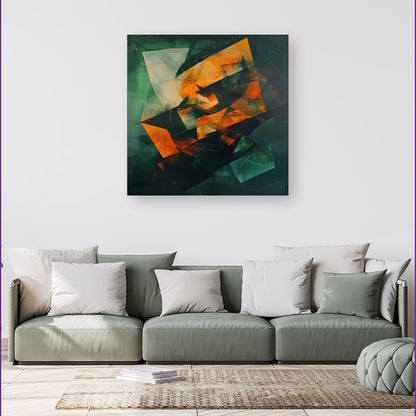 Sharp Triangles Canvas