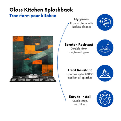 Dynamic Angles Kitchen Splashback