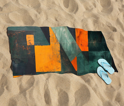Dynamic Angles Beach Towel