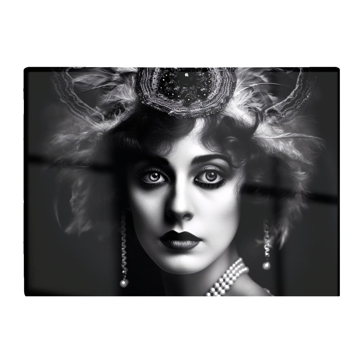 Edwardian Showgirl Splashart Chopping Board