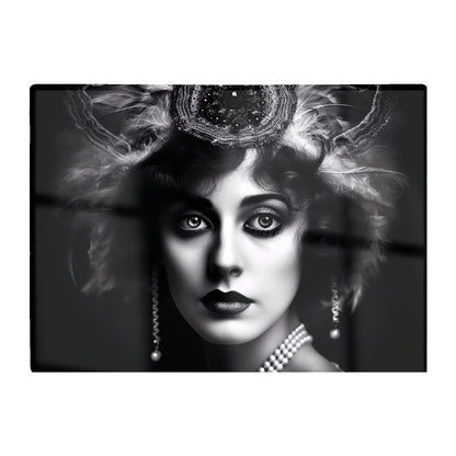 Edwardian Showgirl Splashart Chopping Board