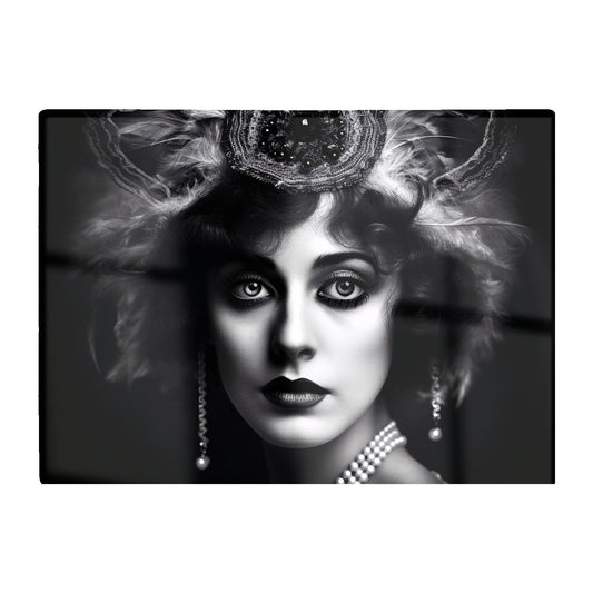 Edwardian Showgirl Splashart Chopping Board