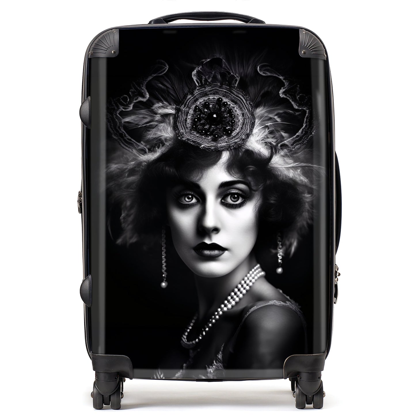 Edwardian Showgirl Splashart Suitcase
