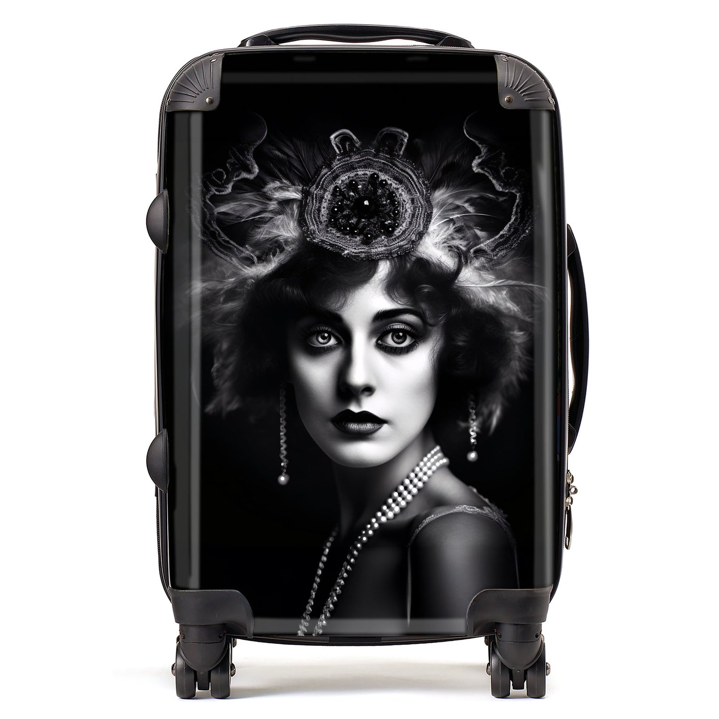 Edwardian Showgirl Splashart Suitcase