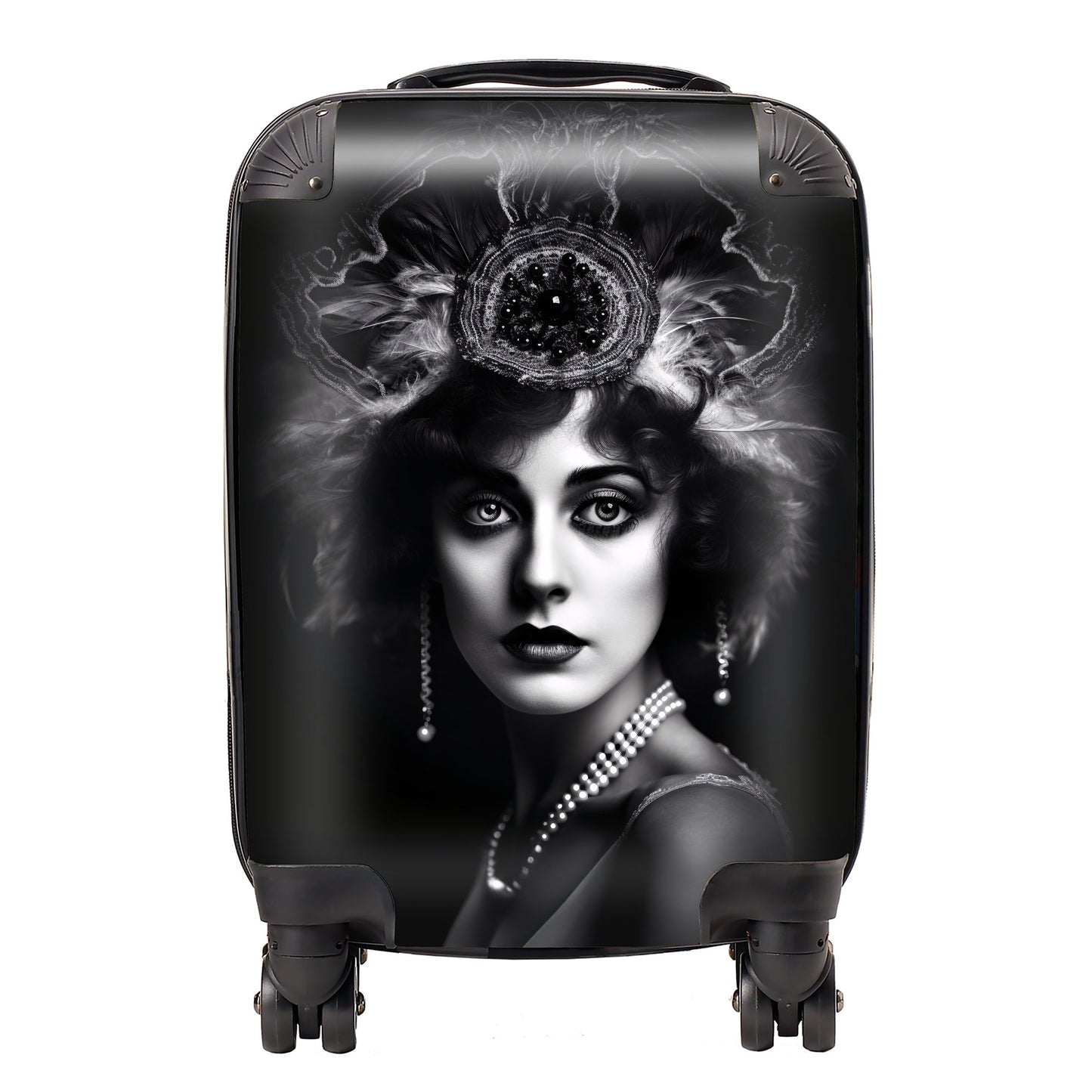 Edwardian Showgirl Splashart Suitcase
