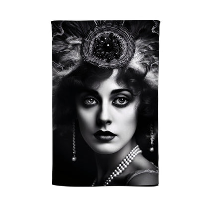 Edwardian Showgirl Splashart Tea Towel