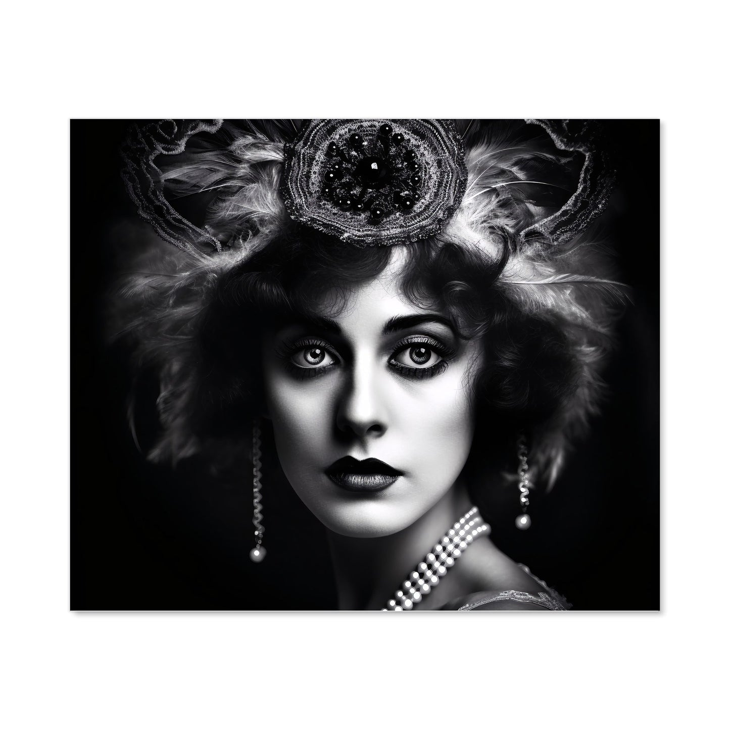 Edwardian Showgirl Splashart Kitchen Splashback