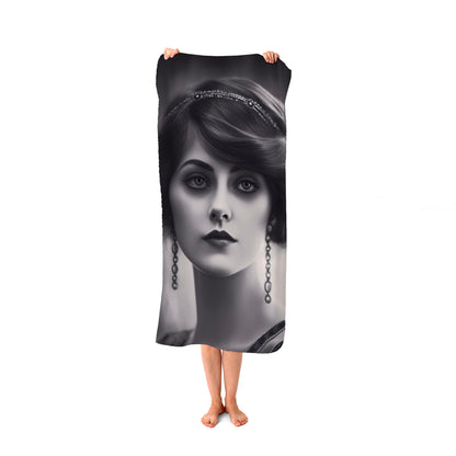 Edwardian Showgirl Beach Towel