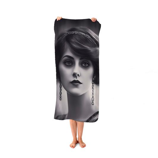 Edwardian Showgirl Beach Towel