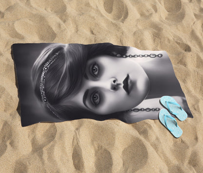 Edwardian Showgirl Beach Towel