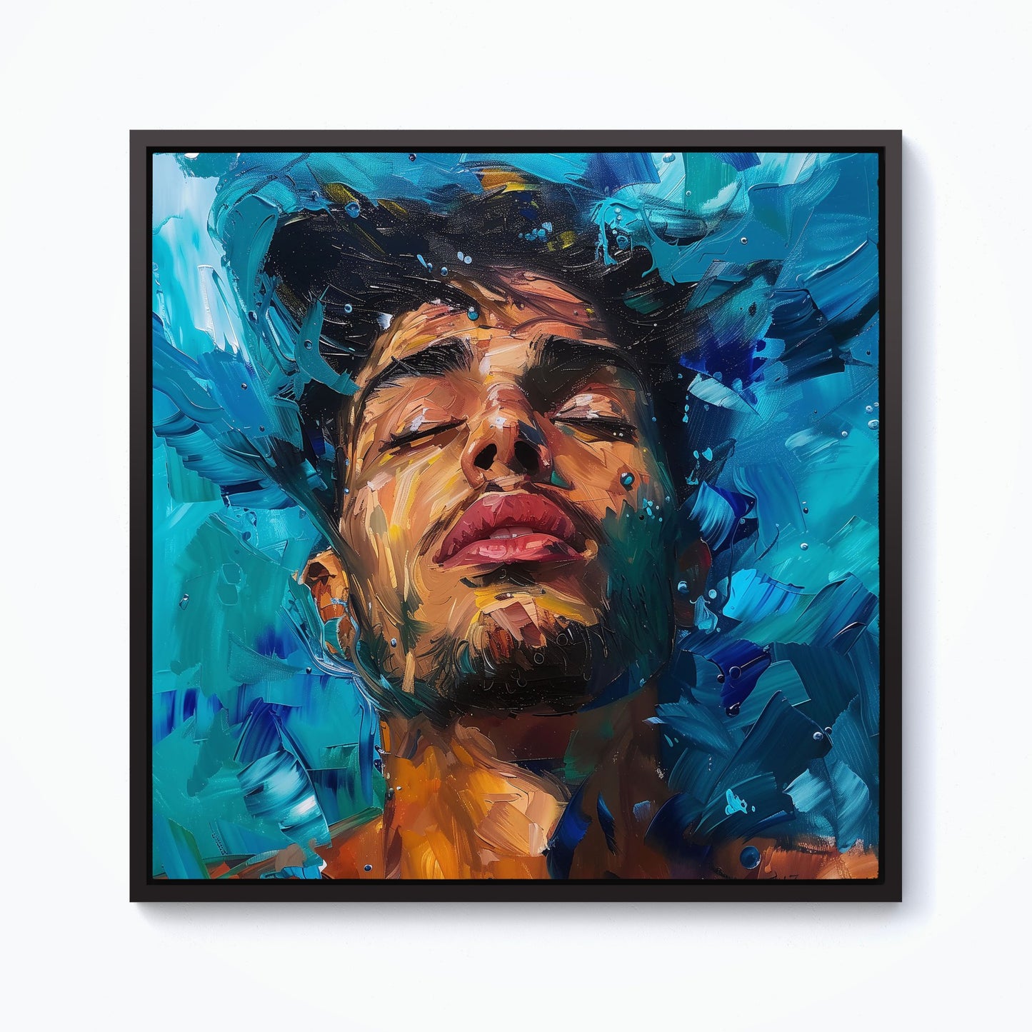 Vivid Serenity Framed Canvas