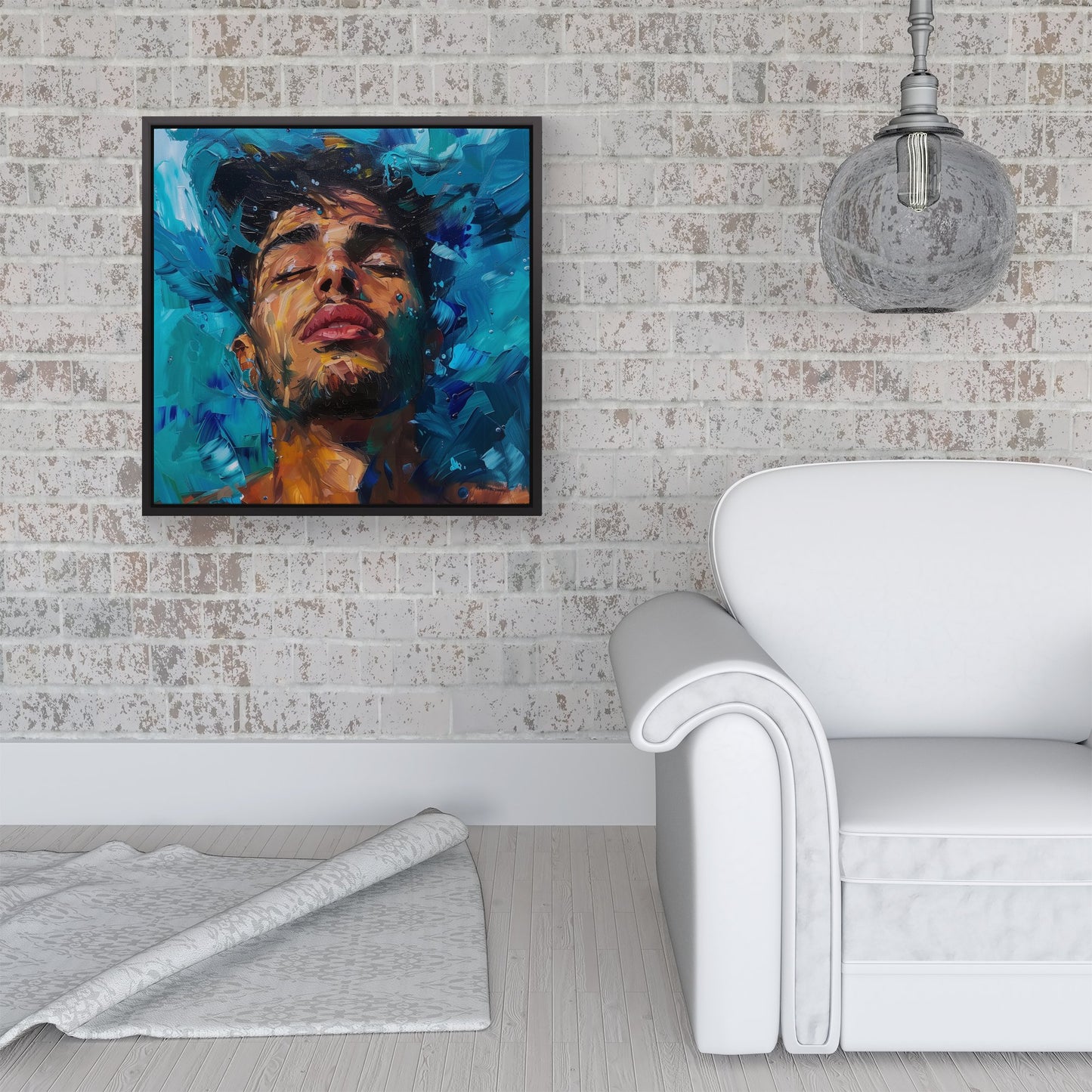 Vivid Serenity Framed Canvas