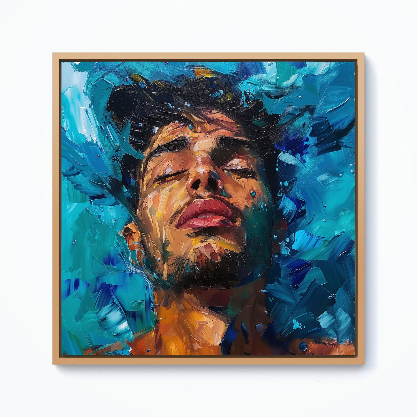 Vivid Serenity Framed Canvas