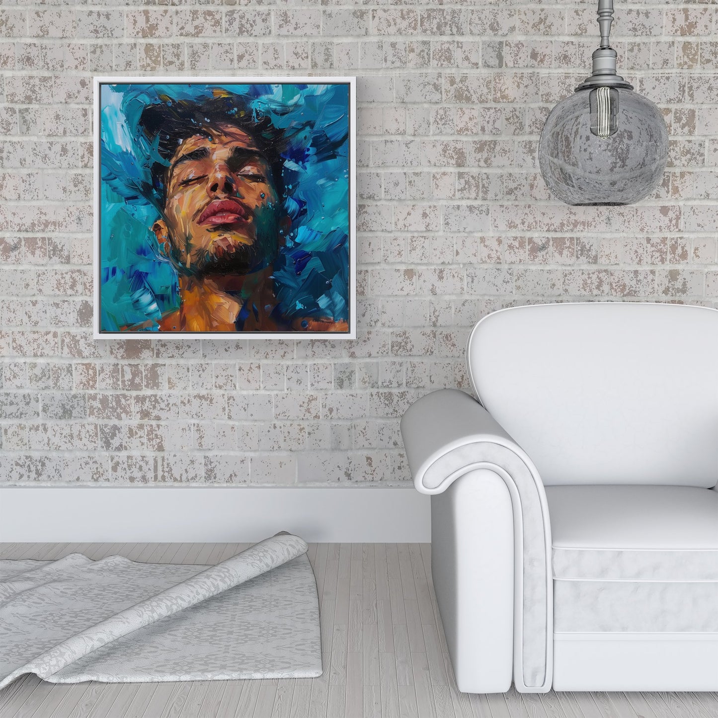 Vivid Serenity Framed Canvas