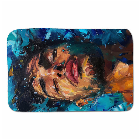 Vivid Serenity Sherpa Blanket
