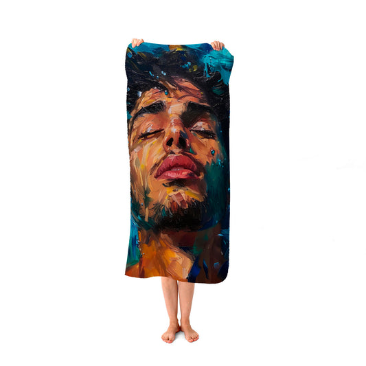 Vivid Serenity Beach Towel