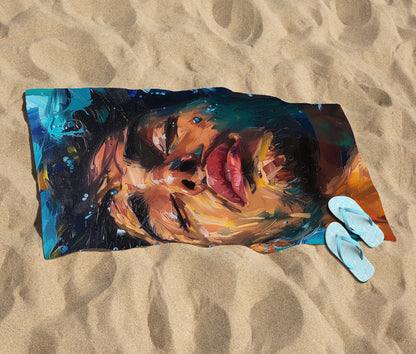 Vivid Serenity Beach Towel