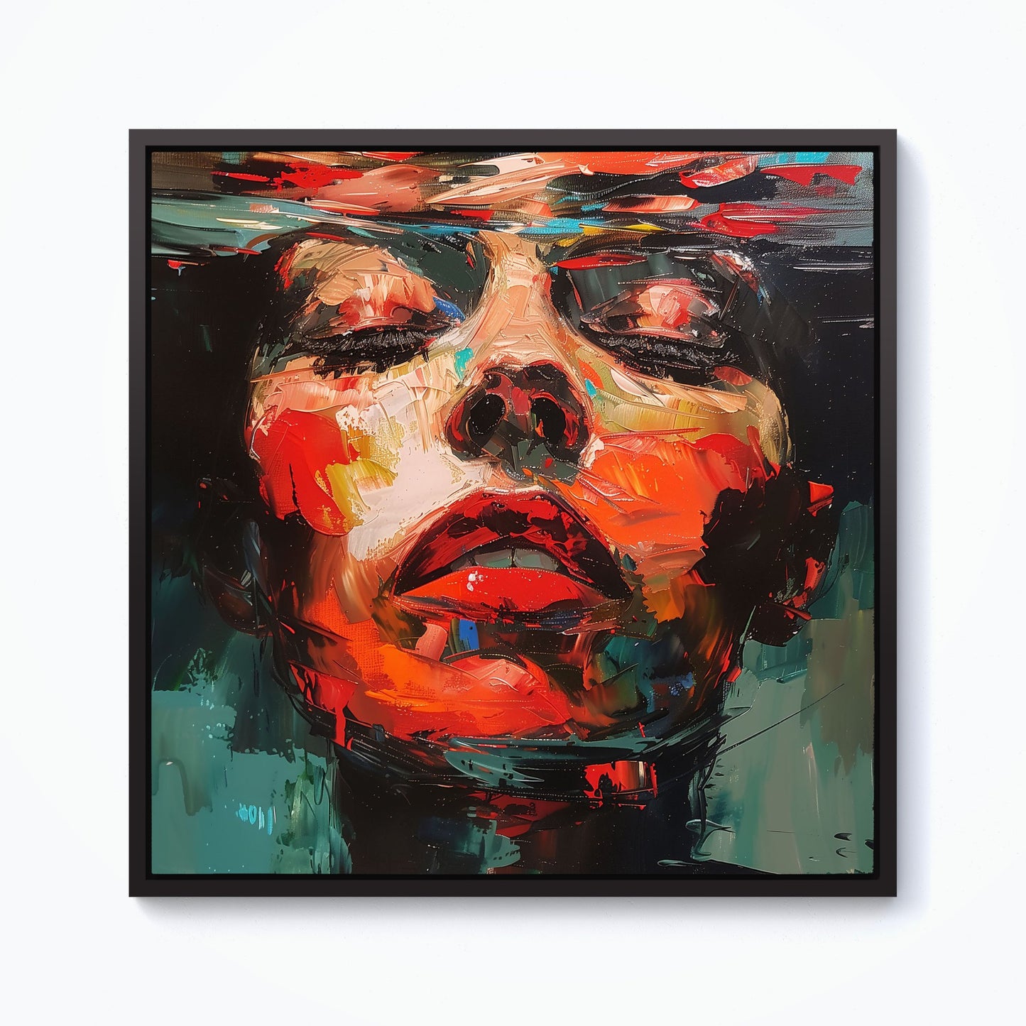 Tranquil Immersion Framed Canvas