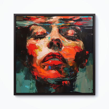 Tranquil Immersion Framed Canvas