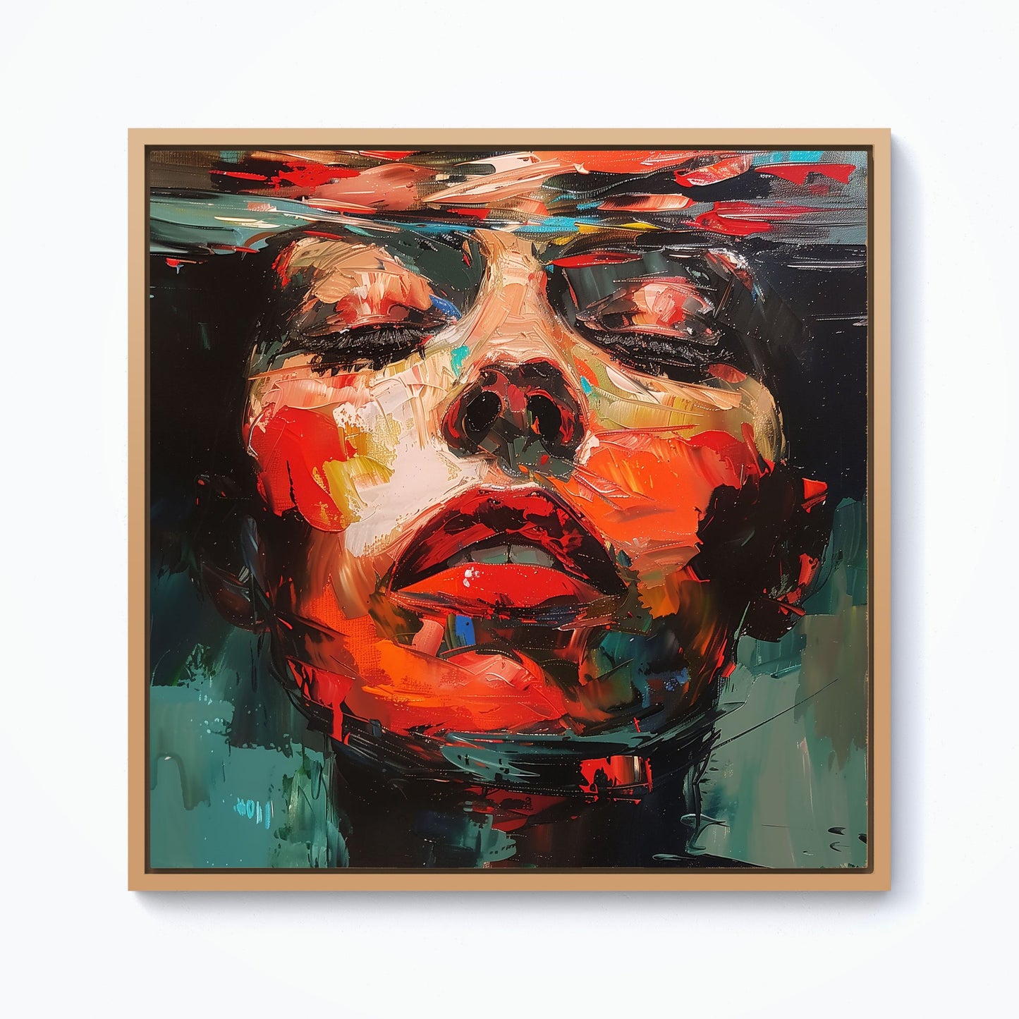 Tranquil Immersion Framed Canvas