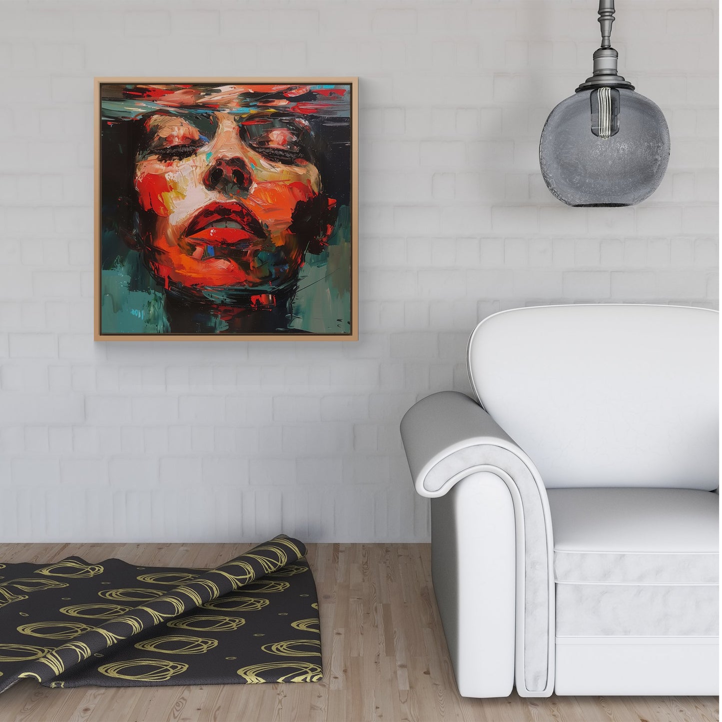 Tranquil Immersion Framed Canvas